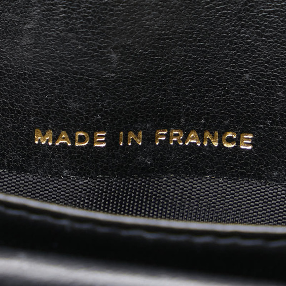 CHANEL Coco Mark Long Wallet Black Caviar Skin - Picture 10 of 12